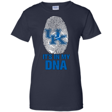 Load image into Gallery viewer, Kentucky Wildcats Football It Is In My Dna T-Shirt For Women