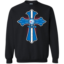Load image into Gallery viewer, Cross Shirt For Jesus And Philadelphia 76ers Fans Sweatshirt