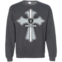 Load image into Gallery viewer, Cross Shirt For Jesus And Oakland Raiders Fans Sweatshirt