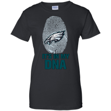 Load image into Gallery viewer, Eagles Football It Is In My Dna T-Shirt For Women