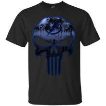 Load image into Gallery viewer, Tampa Bay Lightning Hockey The Punisher Skull T - Shirt For Men