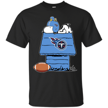 Load image into Gallery viewer, Tennessee Titans Snoopy And Woodstock Waiting For Football Season T - Shirt For Men