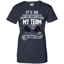 Load image into Gallery viewer, Funny Shirt For Los Angeles Rams Fans T-Shirt For Women
