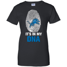 Load image into Gallery viewer, Lions Football It Is In My Dna T-Shirt For Women