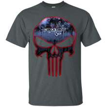 Load image into Gallery viewer, Washington Capitals Hockey The Punisher Skull T - Shirt For Men