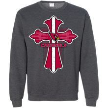 Load image into Gallery viewer, Cross Shirt For Jesus And Arizona Cardinals Fans Sweatshirt