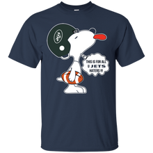 Load image into Gallery viewer, This Is For All U New York Jets Haters Snoopy T - Shirt For Men