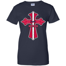 Load image into Gallery viewer, Cross Shirt For Jesus And Atlanta Braves Fans T-Shirt For Women