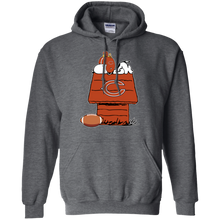 Load image into Gallery viewer, Chicago Bears Snoopy And Woodstock Waiting For Football Season Hoodie Shirt