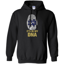 Load image into Gallery viewer, Notre Dame Fighting Irish Football It Is In My Dna Hoodie Shirt