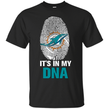 Load image into Gallery viewer, Dolphins Football It Is In My Dna T - Shirt For Men