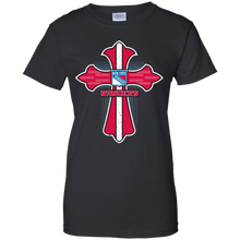 Load image into Gallery viewer, Cross Shirt For Jesus And New York Rangers Fans T-Shirt For Women