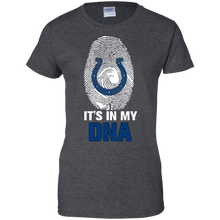 Load image into Gallery viewer, Colts Football It Is In My Dna T-Shirt For Women