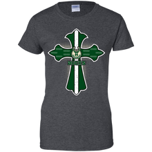 Load image into Gallery viewer, Cross Shirt For Jesus And Milwaukee Bucks Fans T-Shirt For Women