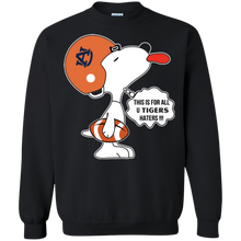 Load image into Gallery viewer, This Is For All U Auburn Tigers Haters Snoopy Sweatshirt