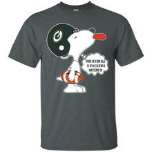 Load image into Gallery viewer, This Is For All U Green Bay Packers Haters Snoopy T - Shirt For Men