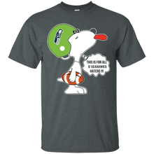 Load image into Gallery viewer, This Is For All U Seattle Seahawks Haters Snoopy T - Shirt For Men