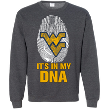 Load image into Gallery viewer, West Virginia Mountaineers Football It Is In My Dna Sweatshirt