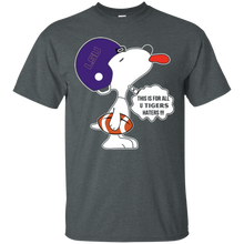 Load image into Gallery viewer, This Is For All U Lsu Tigers Haters Snoopy T - Shirt For Men