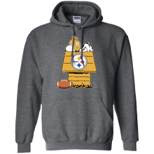Load image into Gallery viewer, Pittsburgh Steelers Snoopy And Woodstock Waiting For Football Season Hoodie Shirt