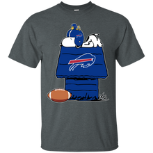Load image into Gallery viewer, Buffalo Bills Snoopy And Woodstock Waiting For Football Season T - Shirt For Men