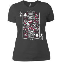 Load image into Gallery viewer, Atlanta Falcons Skull King Playing Card T-Shirt For Women