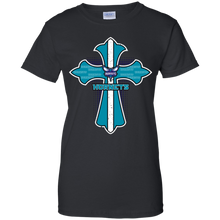 Load image into Gallery viewer, Cross Shirt For Jesus And Charlotte Hornets Fans T-Shirt For Women
