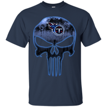 Load image into Gallery viewer, Tennessee Titans Football The Punisher Skull T - Shirt For Men