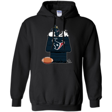 Load image into Gallery viewer, Houston Texans Snoopy And Woodstock Waiting For Football Season Hoodie Shirt