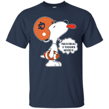 Load image into Gallery viewer, This Is For All U Auburn Tigers Haters Snoopy T - Shirt For Men