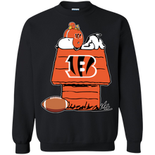 Load image into Gallery viewer, Cincinnati Bengals Snoopy And Woodstock Waiting For Football Season Sweatshirt
