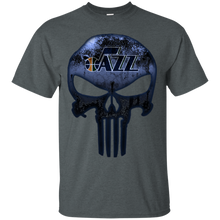 Load image into Gallery viewer, Utah Jazz Basketball The Punisher Skull T - Shirt For Men