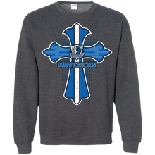 Load image into Gallery viewer, Cross Shirt For Jesus And Dallas Mavericks Fans Sweatshirt