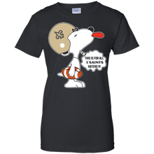 Load image into Gallery viewer, This Is For All U New Orleans Saints Haters Snoopy T-Shirt For Women