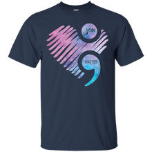 Load image into Gallery viewer, You Matter Don't Let Your Story End Semicolon T - Shirt For Men