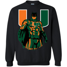 Load image into Gallery viewer, Hurricanes Football Batman Sweatshirt