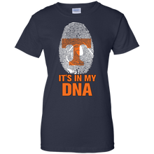 Load image into Gallery viewer, Tennessee Volunteers Football It Is In My Dna T-Shirt For Women