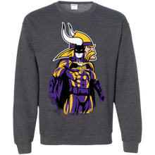 Load image into Gallery viewer, Vikings Football Batman Sweatshirt