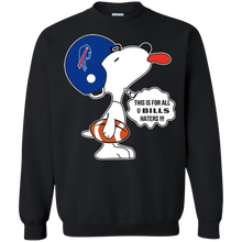 Load image into Gallery viewer, This Is For All U Buffalo Bills Haters Snoopy Sweatshirt