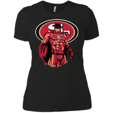 Load image into Gallery viewer, 49ers Football Batman T-Shirt For Women