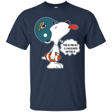 Load image into Gallery viewer, This Is For All U Jacksonville Jaguars Haters Snoopy T - Shirt For Men