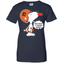 Load image into Gallery viewer, This Is For All U Auburn Tigers Haters Snoopy T-Shirt For Women