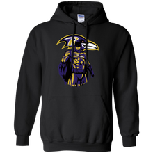 Load image into Gallery viewer, Ravens Football Batman Hoodie Shirt