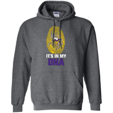Load image into Gallery viewer, Vikings Football It Is In My Dna Hoodie Shirt