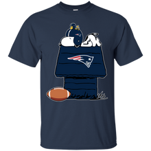 Load image into Gallery viewer, New England Patriots Snoopy And Woodstock Waiting For Football Season T - Shirt For Men