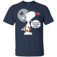 Load image into Gallery viewer, This Is For All U Oakland Raiders Haters Snoopy T - Shirt For Men