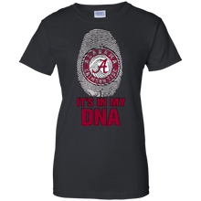 Load image into Gallery viewer, Alabama Crimson Tide Football It Is In My Dna T-Shirt For Women