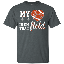 Load image into Gallery viewer, Chicago Bears Football My Heart is on that Field T - Shirt For Men