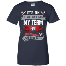 Load image into Gallery viewer, Funny Shirt For Texas Rangers Fans T-Shirt For Women