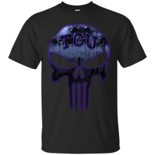 Load image into Gallery viewer, TCU Horned Frogs Football The Punisher Skull T - Shirt For Men